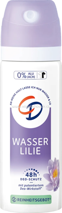 CD Desospray Wasserlilie, Reisegröße, 50 ml