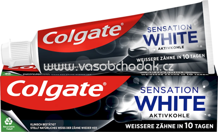 Colgate Zahnpasta Sensation White Aktivkohle, 75 ml