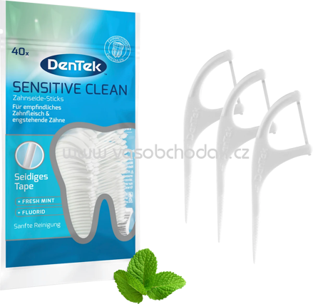 DenTek Zahnseidesticks sensitiv, 40 St