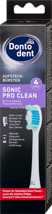 Dontodent Aufsteckbürste Sonic Pro Clean, 4 St