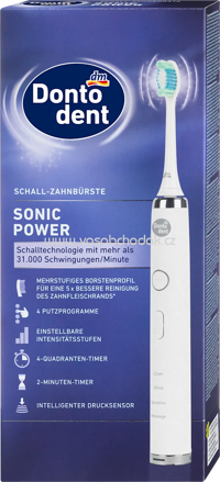 Dontodent Elektrische Schallzahnbürste Sonic Power, 1 St