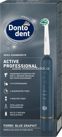 Dontodent Elektrische Zahnbürste Active Professional Pure, 1 St