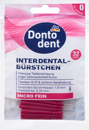 Dontodent Interdentalbürsten ISO 0, 32 St