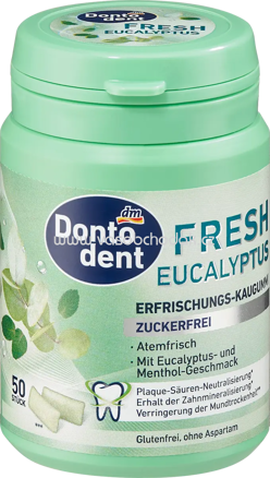 Dontodent Kaugummi, Fresh Eucalyptus, 50 St