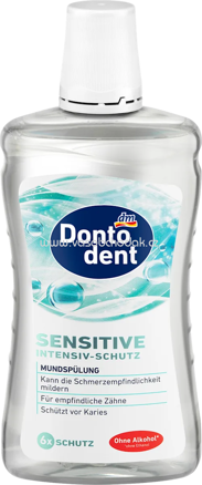 Dontodent Mundspülung sensitive intensiv Schutz, 500 ml