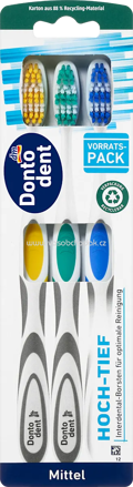 Dontodent Zahnbürsten mittel, 3 St