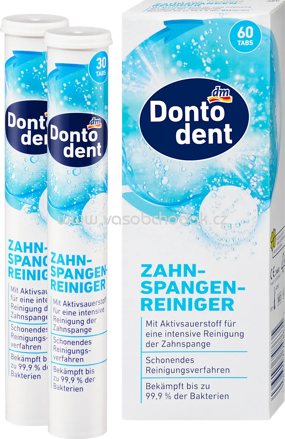 Dontodent Zahnspangenreiniger Tabs, 60 St