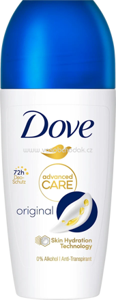 Dove Antitranspirant Deo Roll-on Advanced Care Original, 50 ml