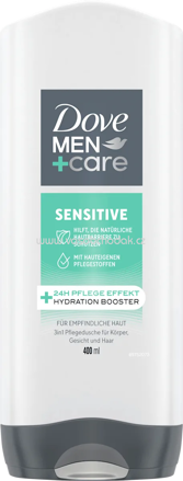 Dove MEN+CARE Pflegedusche Sensitive 3in1, 400 ml