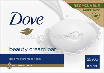 Dove Seifenstück beauty cream, 2x90 g, 180 g