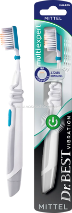 Dr. Best Zahnbürste mit Batterie Vibration Multi Expert mittel, 1 St