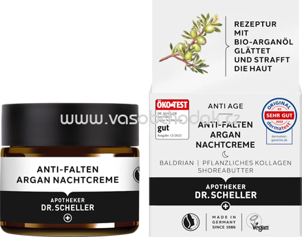 Dr. Scheller Anti Falten Nachtcreme Argan, 50 ml