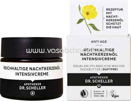 Dr. Scheller Gesichtscreme intensiv, reichhaltige Nachtkerzenöl, 50 ml