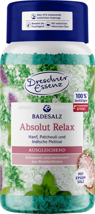 Dresdner Essenz Badesalz Absolut Relax, 600 g