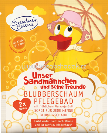 Dresdner Essenz Kinder Badezusatz Unser Sandmännchen Blubberschaum Pflegebad, 60 g