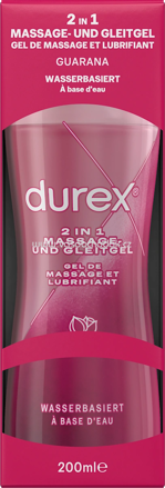 Durex Gleitgel & Massage 2in1 Guarana, 200 ml