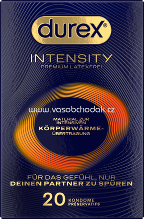 Durex Kondome Intensity, Breite 56mm, 20 St