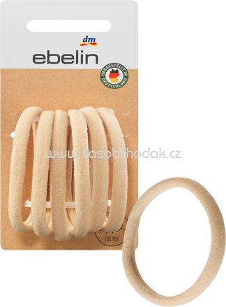ebelin Haargummi blond weich, 6 St