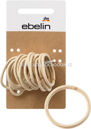 ebelin Haargummis klein/dünn blond, 15 St