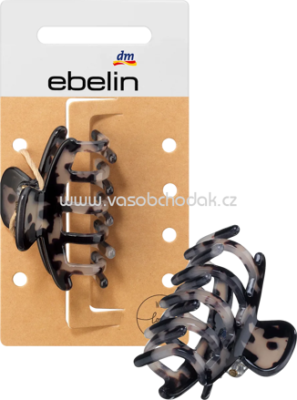 ebelin Haarklammer Leo-Optik, klein, 1 St