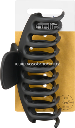 ebelin Haarklammer Matt-Optik groß, schwarz, 1 St