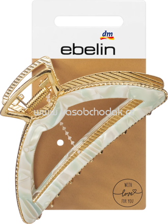 ebelin Haarklammer Metall Gletscher-Optik, 1 St