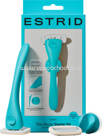 Estrid Rasierer, aqua Starterset, 1 St
