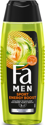 Fa Men Duschgel Sport Energy Boost, 250 ml