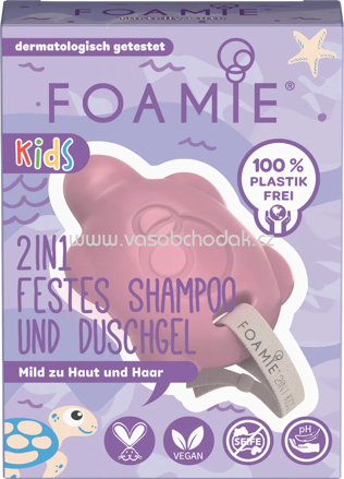 Foamie Festes Shampoo & Duschgel 2in1 lila, 80g