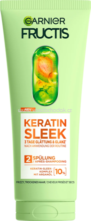 GARNIER FRUCTIS Conditioner Keratin Sleek, Anti-Frizz, 200 ml