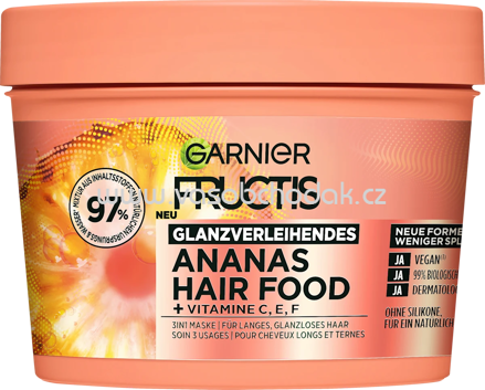 GARNIER FRUCTIS Haarkur Ananas Hair Food 3in1 Maske, 400 ml