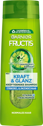 GARNIER FRUCTIS Shampoo Kraft & Glanz, stärkeres & glänzendes Haar, 400 ml