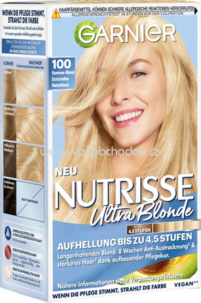 GARNIER NUTRISSE Haarfarbe 100 Sommer-Blond, Extra Helles Naturblond, 1 St