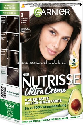 GARNIER NUTRISSE Haarfarbe 3 Espresso Dunkelbraun, 1 St