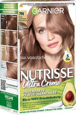 GARNIER NUTRISSE Haarfarbe 7N Nude Natürliches Mittelblond, 1 St