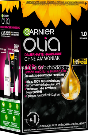 GARNIER olia Haarfarbe 1.0 Schwarz, 1 St