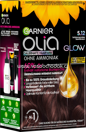 GARNIER olia Haarfarbe 5.12 Schimmerndes Samtbraun, 1 St