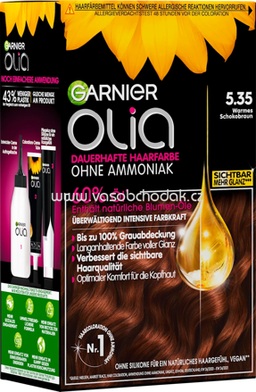 GARNIER olia Haarfarbe 5.35 Warmes Schokobraun, 1 St