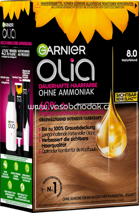 GARNIER olia Haarfarbe 8.0 Naturblond, 1 St