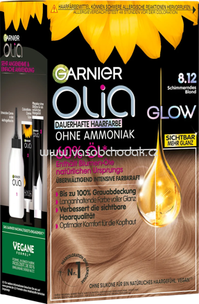 GARNIER olia Haarfarbe 8.12 Schimmerndes Blond, 1 St
