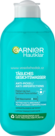 Garnier Skin Active Anti Pickel Gesichtswasser Hautklar, 200 ml