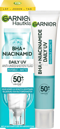 Garnier Skin Active Fluid BHA + Niaciamide LSF 50+, 40 ml