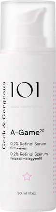 Geek&Gorgeous Serum 101 A-Game-20 0,2% Retinal, 30 ml