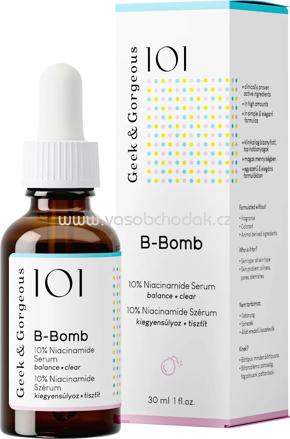 Geek&Gorgeous Serum B-Bomb 10%Niacinamide, 30 ml