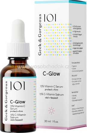 Geek&Gorgeous Serum C-Glow 15% Vitamin C, 30 ml