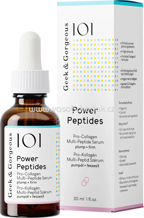 Geek&Gorgeous Serum Power Peptides, 30 ml