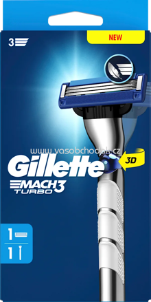 Gillette Rasierer, Mach3 Turbo 3D, 1 St