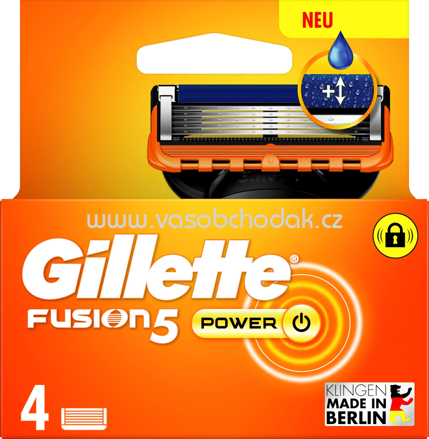 Gillette Rasierklingen, Fusion5 Power, 4 St