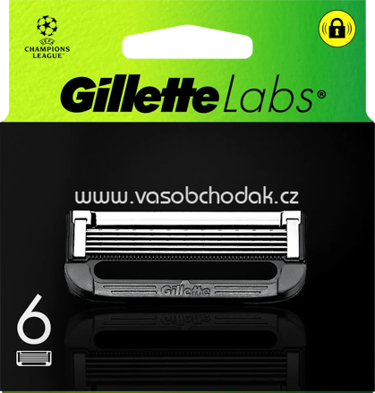 Gillette Rasierklingen, Labs Gold, 6 St