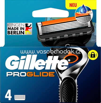 Gillette Rasierklingen, ProGlide, 4 St